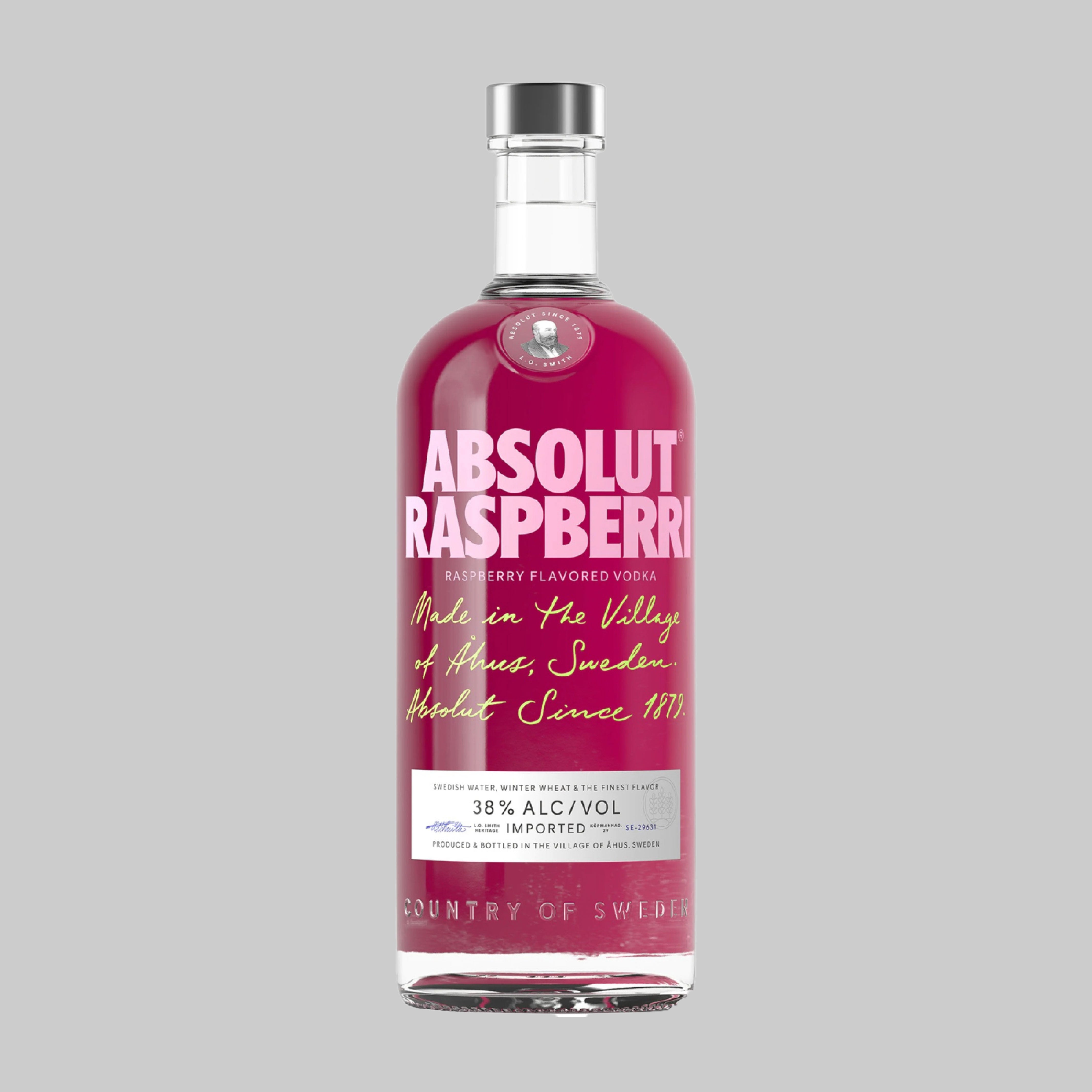 Absolut Raspberri Vodka 1,000ml 38.0% | Time2Drink